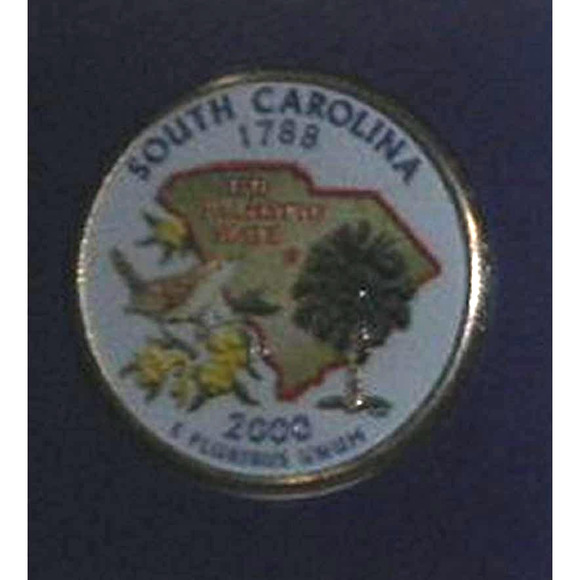 SOUTH CAROLINA COLORIZED QUARTER & FIRST DAY COVER- POSTAL COMMEMORATIVE SOCIETY - Picture 3 of 4